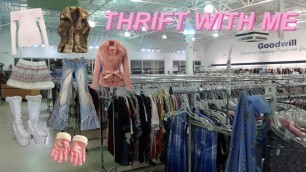 'Y2K (winter) THRIFT WITH ME ♡ lowrise mini skirts & true religion jeans! *featuring FYTOO*'