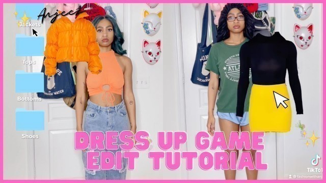 'How to Do Dress Up Game Style Video Edits Using Keyframes for TikTok & IG Reels | ANJEEZ'