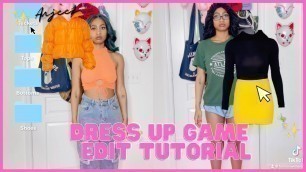 'How to Do Dress Up Game Style Video Edits Using Keyframes for TikTok & IG Reels | ANJEEZ'