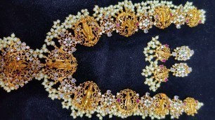 'Dasaavatram set Matt finish Venkateshwara Hi-fashion jewellery Begum bazar Hyderabad'