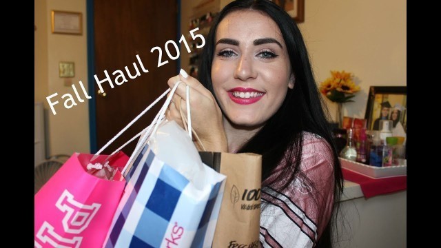 'First Fall Haul of 2015! (B&BW Candles, Body products, Clothes, Shoes)'