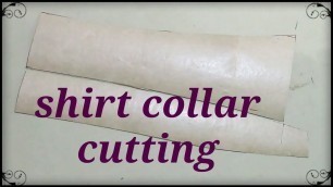 'Shirt collar ✂ cutting esay tutorial // AL make fashion //'