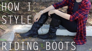 'How I Style Riding Boots {sweetbee}'