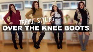 'TREND: How To Style Over The Knee Boots | Fashion Fridays'