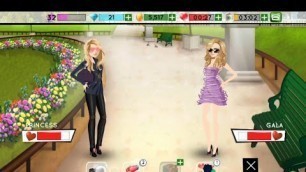 'Fashion Icon (Gameloft) - style battles - Princess vs. Mlle Gala (HD version gameplay)'