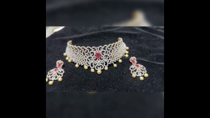 'gj polish choker wholesale price Venkateshwara Hi-fashion jewellery Begum bazar Hyderabad 8074256713'