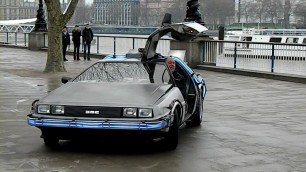 '07- VINTAGE Classic Car Boot Sale - London (2015) (BTTF Style Delorean)'