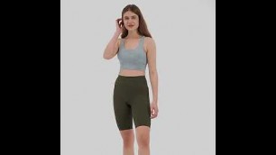 'No Camel Toe High Waist Biker Elastic Yoga Sports Shorts'