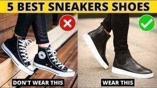 'Top 5 Sneakers Shoes For Men | Sneakers Trends For Men & Boys | Men\'s Fashion | हिंदी में'