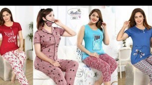 'Ladies Night Suit Designs for Cotton dress | Beauty Fashion 4K | Fashion Box'