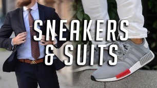 'How to Wear Sneakers With Suits || Men\'s Fashion || Gent\'s Lounge'