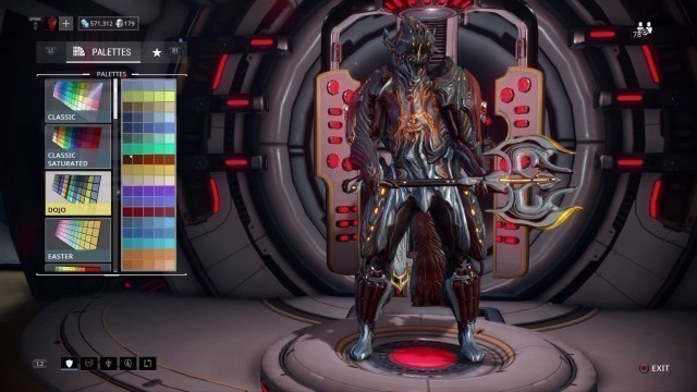 'Warframe Chroma Fashion Frame Showcase'