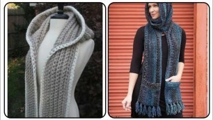 'Stylish & trending fashion ideas for crochet Scarf & cardigan Crochet Scarf for Beginners'