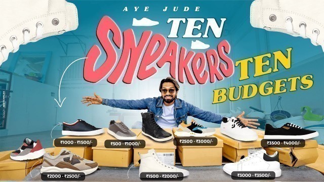 'TOP 10 TRENDY Sneakers In 10 Different Budgets With LINKS | Cheapest To Costly | BUY IN YOUR BUDGET'