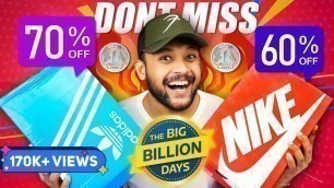 'Flipkart Big Billion Days: Best NIKE ADIDAS PUMA Shoes/Sneakers For Men 60% to 90% Off | ONE CHANCE'