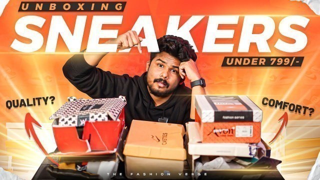 'Budget Sneakers Unboxing (Surprised!) | Review | In Telugu'