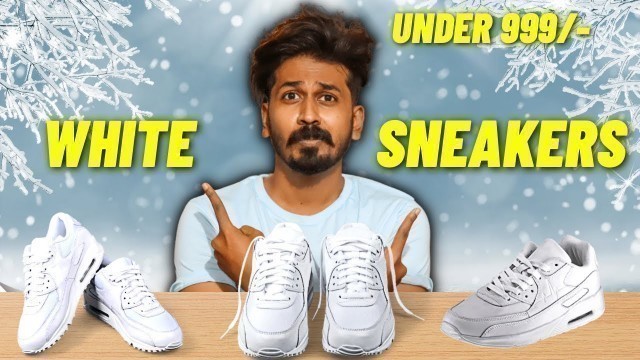 'Budget White Sneakers Under 999/- Plus Shoe Give Away'