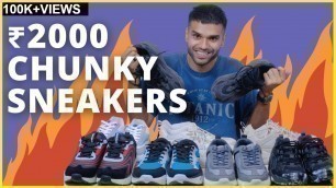 '5 Chunky Sneakers YOU NEED Under ₹4000 | Budget Shopping Challenge 16 | BeYourBest Fashion San Kalra'