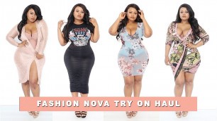 'Plus size | Curvy Girl Fashion Nova Try On Haul | Edee Beau'