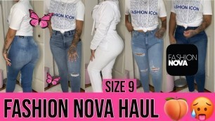 'FashionNova Jeans+Loungewear Haul 2020 || size 9'