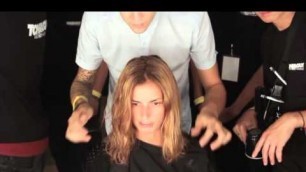 'Backstage at London Fashion Week SSI5 with Marchesa'