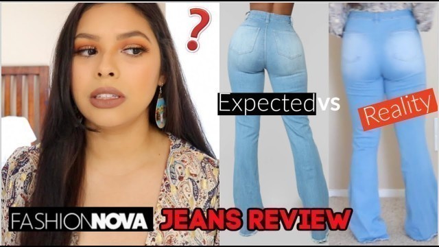 'Fashion Nova Try on Haul | Flare Jeans'