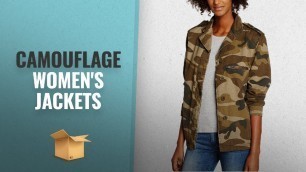 'Utility & Camouflage Women\'s Jackets Trends: New Look Women\'s Borg Camo Jackets, Green (Green'