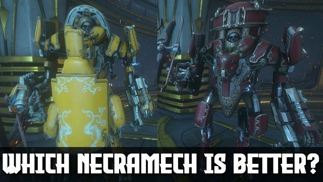 'WARFRAME: BONEWIDOW VS. VOIDRIG | THE BEST NECRAMECH?'