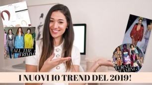 '10 FASHION TRENDS DEL 2019! Elisabetta Pistoni'