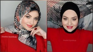 'Amazing Hijab Tutorial 2020 ⭐ Şal Eşarp Bağlama Modelleri ⭐لفات حجاب جديدة ايشاربات'