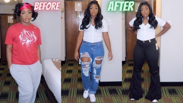 'Get Into This Fashion nova Jean Haul!! | Plus Size Haul | Size 15 | FN x TeiJae'