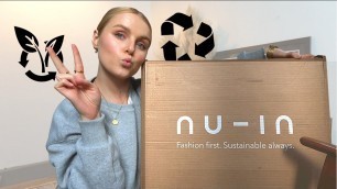 'NU-IN TRY ON HAUL | Sustainable Fashion Haul'