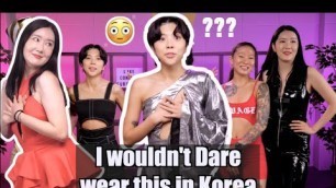 'Korean Girls Try Western Clothes/Fashion Nova'