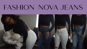 'Fashion Nova Jeans | Size 9 Try On Haul'