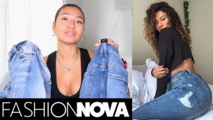 'FASHION NOVA JEANS TRY ON / SIZE GUIDE ! | FOR US SIZE 6 (5, 7)'