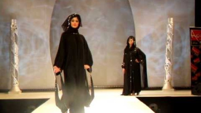 'hijab centre catwalk'