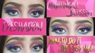 'NIGHTINGALE BLOSSOM EYESHADOW | EXOTIC yet PLAYFUL | PARTY | FASHION EYESHADOW'