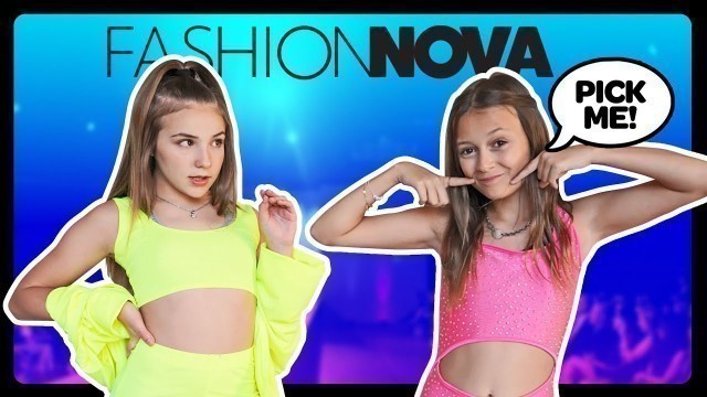 'KIDS REACT TO MY FASHION NOVA OUTFITS *WHO WORE IT BETTER CHALLENGE* ❤️| Sophie Fergi Piper rockelle'