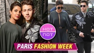 'Priyanka Chopra Nick Jonas Attend Paris Fashion Week 2019 | Dior Fashion Show'