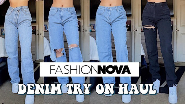 'HUGE FASHION NOVA JEANS TRY ON HAUL l Priscilla Rodriguez'