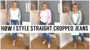 'How I Style Straight Cropped Jeans | Fashion Over 40'