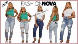 'HUGE Fashion Nova Try On Haul 2020 | All JEANS (Size 7)'