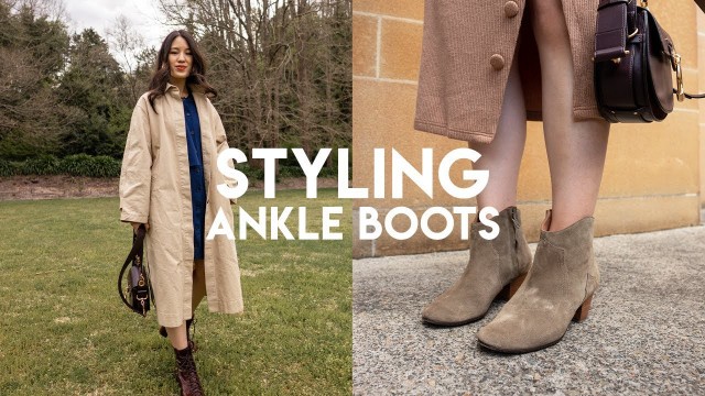 'How To Style Different Ankle Boots | Pinterest Inspired Autumn Winter Outfits'