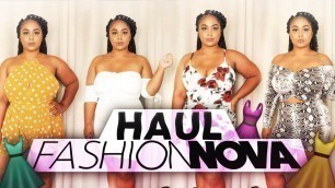 'HAUL FASHION NOVA CURVE 