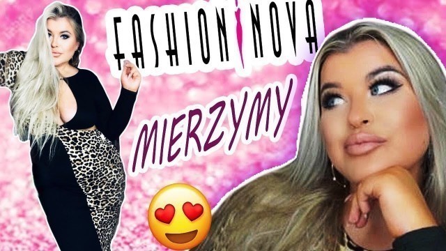 'FASHIONNOVA CURVE-MIERZYMY!'