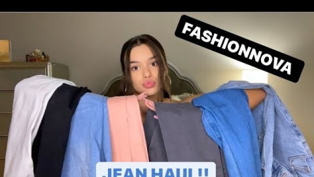 'HUGE Fashion Nova Jean Haul!! 