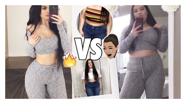 '¡COPIANDO EL LOOK DE KYLIE - HAUL de FASHION NOVA CURVE!'