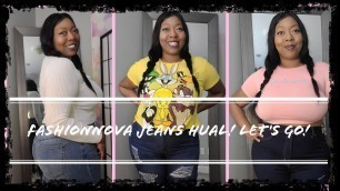 'Fashionnova Plus Size Jeans Haul by Shareen Nicole'