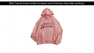 'Buy Casual loose hoodie European and American style letter printing sports hoodie quality cotton au'