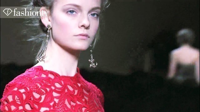 'Valentino Runway Show - Paris Fashion Week Spring 2012 PFW | FashionTV - FTV'